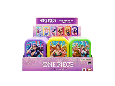 ONE PIECE Mini-tin Pack Set Vol.2 TS-02 6 Tins JAP